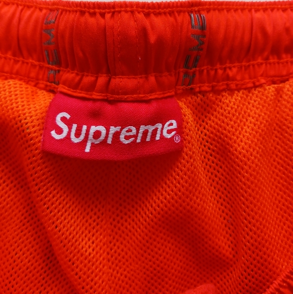 SUPREME REFLECTIVE text track pants size XL orange - Picture 3 of 16